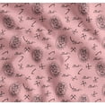 thumbnail image 1 of Soimoi Pink Cotton Cambric Fabric Hardware Tools & Text Decor Fabric Printed Yard 42 Inch Wide, 1 of 7