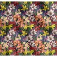 thumbnail image 1 of Soimoi Pink Cotton Cambric Fabric Leaves, & Lily Floral Printed Craft Fabric by the Yard 56 Inch Wide, 1 of 7