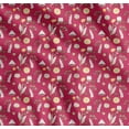 thumbnail image 1 of Soimoi Pink Cotton Cambric Fabric Tea Bag,Herbs & Lemon Slice Vegetable Print Sewing Fabric Yard 42 Inch Wide, 1 of 7