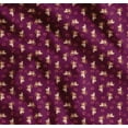 thumbnail image 1 of Soimoi Pink Cotton Voile Fabric Heart & Cute Monkey Kids Print Sewing Fabric Yard 42 Inch Wide, 1 of 7