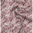 thumbnail image 1 of Soimoi Pink Fabric - By the Yard - 42 Inch Wide - Leaves Print Fabric - Nature - Inspired Elegance for Apparel and Decor Printed Fabric, 1 of 6