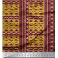thumbnail image 1 of Soimoi Pink Heavy Canvas Fabric Square & Triangle Geometric Printed Fabric 1 Yard 58 Inch Wide, 1 of 3
