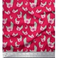 thumbnail image 1 of Soimoi Pink Velvet Fabric Artistic Leaf & Floral Decor Fabric Printed Yard 58 Inch Wide, 1 of 3