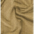 thumbnail image 1 of Soimoi Polka Print, Silk Fabric, Decor Sewing Fabric by The Yard 42 Inch Wide,Decorative Fabric for Shirts Suits Ties, Mustard Yellow, 1 of 6