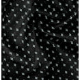 thumbnail image 1 of Soimoi Poly Canvas Black Fabric By the Yard - 56 Inch Wide - Geometric Material - Artistic and Modern Patterns for Various Uses Printed Fabric, 1 of 6
