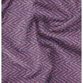thumbnail image 1 of Soimoi Poly Canvas Blue Fabric By the Yard - 56 Inch Wide - Black Zig Zag Geometric Material - Artistic and Modern Patterns for Various Uses Printed Fabric, 1 of 6
