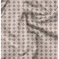 thumbnail image 1 of Soimoi Poly Canvas Brown Fabric By the Yard - 56 Inch Wide - Geometric Floral Textile - Contemporary and Stylish Designs for Fashion and Crafts Printed Fabric, 1 of 6
