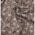 thumbnail image 1 of Soimoi Poly Canvas Brown Fabric By the Yard - 56 Inch Wide - Leaves Print Fabric - Floral Elegant & Beautiful Patterns for and Home Decor Printed Fabric, 1 of 6