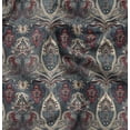 thumbnail image 1 of Soimoi Poly Canvas Green Fabric By the Yard - 56 Inch Wide - Leaves Paisley Patchwork - Nature's Beauty Enhanced with Paisley Patterns and Leaves Printed Fabric, 1 of 6