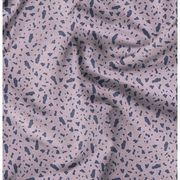 Soimoi Poly Canvas Pink Fabric - By the Yard - 56 Inch Wide - Abstracts Art Fabric - Contemporary and Unique Patterns for Creative Projects Printed Fabric