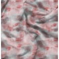 thumbnail image 1 of Soimoi Poly Canvas Red Fabric By the Yard - 56 Inch Wide - Sparkle Tie & Dye Botanical - Nature's Enhanced with Sparkle Tie & Dye Patterns Printed Fabric, 1 of 6