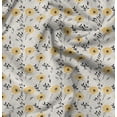thumbnail image 1 of Soimoi Poly Canvas White Fabric By the Yard - 56 Inch Wide - Florals Print Fabric - Elegant and Timeless Patterns for Fashion and Home Decor Printed Fabric, 1 of 1
