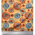 thumbnail image 1 of Soimoi Poly Georgette Fabric Brush Stroke Abstract Decor Fabric Printed Yard 52 Inch Wide, 1 of 3