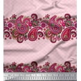 thumbnail image 1 of Soimoi Poly Georgette Fabric Check,Floral & Paisley Printed Craft Fabric by The Yard 42 Inch Wide, 1 of 1