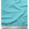 thumbnail image 1 of Soimoi Poly Georgette Fabric Diagonal Line Geometric Print Fabric by The Yard 52 Inch Wide, 1 of 3