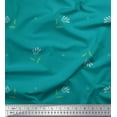 thumbnail image 1 of Soimoi Poly Georgette Fabric Dot,Leaves & Floral Artistic Print Fabric by the Yard 42 Inch Wide, 1 of 1