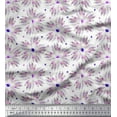 thumbnail image 1 of Soimoi Poly Georgette Fabric Floral & Feather Night Wear Print Fabric by Yard 52 Inch Wide, 1 of 1