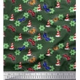 thumbnail image 1 of Soimoi Poly Georgette Fabric Lighthouse,Floral & Butterfly Decor Fabric Printed Yard 42 Inch Wide, 1 of 1