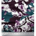 thumbnail image 1 of Soimoi Poly Georgette Fabric Marble Stone Texture Shirting Printed Fabric 1 Yard 52 Inch Wide, 1 of 1