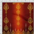thumbnail image 1 of Soimoi Poly Georgette Fabric Paisley Panel Printed Craft Fabric by The Yard 52 Inch Wide, 1 of 3