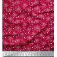 thumbnail image 1 of Soimoi Poly Georgette Fabric Spider Web,Crossbone & Skull Halloween Print Fabric by The Yard 52 Inch Wide, 1 of 1