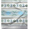 thumbnail image 1 of Soimoi Poly Georgette Fabric Stripe & Ikat Kilim Printed Craft Fabric by The Yard 42 Inch Wide, 1 of 1
