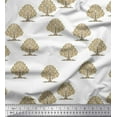 thumbnail image 1 of Soimoi Poly Georgette Fabric Tree Block Decor Fabric Printed Yard 42 Inch Wide, 1 of 1