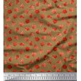 thumbnail image 1 of Soimoi Poly Georgette Fabric Tulip Floral Printed Fabric 1 Yard 52 Inch Wide, 1 of 3