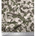 thumbnail image 1 of Soimoi Poly Georgette Fabric Two Tone With Grey Camouflage Print Fabric by the Yard 52 Inch Wide, 1 of 1