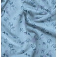 thumbnail image 1 of Soimoi Poly Taffeta Blue Fabric By the Yard - 56 Inch Wide - Florals, Leaves Print Fabric - Elegant & Beautiful Patterns for Fashion and Home Decor Printed Fabric, 1 of 6