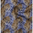 thumbnail image 1 of Soimoi Poly Taffeta Brown Fabric By the Yard - 56 Inch Wide - Leopard Animal Skin Print Textile - Stylish and Trendy Patterns for Apparel Printed Fabric, 1 of 6