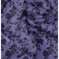 thumbnail image 1 of Soimoi Poly Taffeta Purple Fabric By the Yard - 56 Inch Wide -Floral & Leaf Floral Pattern Fabric - Botanical and Elegant Designs for Various Uses Printed Fabric, 1 of 6