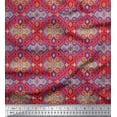 thumbnail image 1 of Soimoi Polyester Crepe Fabric Aztec Kilim Print Fabric by The Yard 42 Inch Wide, 1 of 1