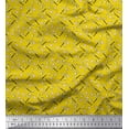thumbnail image 1 of Soimoi Polyester Crepe Fabric Baseball Sports Printed Fabric 1 Yard 42 Inch Wide, 1 of 1
