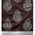 thumbnail image 1 of Soimoi Polyester Crepe Fabric Block Paisley Print Fabric by Yard 42 Inch Wide, 1 of 1