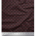 thumbnail image 1 of Soimoi Polyester Crepe Fabric Floral Small Print Fabric by The Yard 42 Inch Wide, 1 of 1