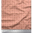 thumbnail image 1 of Soimoi Polyester Crepe Fabric Geometric Small Decor Fabric Printed Yard 42 Inch Wide, 1 of 1