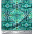 thumbnail image 1 of Soimoi Polyester Crepe Fabric Mandala & Paisley Ethnic Print Fabric by Yard 52 Inch Wide, 1 of 1
