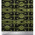 thumbnail image 1 of Soimoi Polyester Crepe Fabric Paisleys Paisley Print Sewing Fabric Yard 42 Inch Wide, 1 of 3