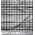 thumbnail image 1 of Soimoi Polyester Crepe Fabric Window Pane Check Fabric Prints by Yard 42 Inch Wide, 1 of 3