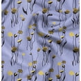 thumbnail image 1 of Soimoi Polyester Fleece Blue Fabric By the Yard - 56 Inch Wide - Florals Print Fabric - Elegant and Timeless Patterns for Fashion and Home Decor Printed Fabric, 1 of 6