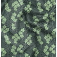 thumbnail image 1 of Soimoi Polyester Fleece Green Fabric By the Yard - 56 Inch Wide - Florals Print Fabric - Elegant and Timeless Patterns for Fashion and Home Decor Printed Fabric, 1 of 6