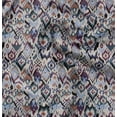 thumbnail image 1 of Soimoi Polyester Fleece Multi-color Fabric By the Yard - 56 Inch Wide - Ikat Fabric - Elegant and Traditional Patterns for Stylish Creations Printed Fabric, 1 of 6
