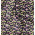 thumbnail image 1 of Soimoi Polyester Fleece Purple Fabric By the Yard - 56 Inch Wide - Lotus Floral Print Fabric - Exotic and Spiritual Designs for Fashion and Home Printed Fabric, 1 of 6