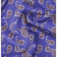 thumbnail image 1 of Soimoi Polyester Fleece Purple Fabric By the Yard - 56 Inch Wide - Paisley Pattern Fabric - Botanical and Elegant Designs for Various Uses Printed Fabric, 1 of 6