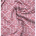 thumbnail image 1 of Soimoi Polyester Fleece Red Fabric By the Yard - 56 Inch Wide -Geometric Material - Artistic and Modern Patterns for Various Uses Printed Fabric, 1 of 6