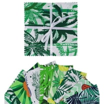 Soimoi Precut 10-inch Tropical Prints Cotton Fabric Bundle Quilting Squares Charm Pack DIY Patchwork Sewing Craft- Multicolor