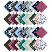 Soimoi Precut 5-inch Florals Prints Cotton Fabric Bundle Quilting Squares Charm Pack DIY Patchwork Sewing Craft-
