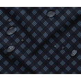 thumbnail image 1 of Soimoi Printed Waterproof Taffeta Fabric - Blue Geometric Theme | 56" Wide | For Outdoor Cushions, Awnings, Table Covers & Upholstery Projects, By The Yard, 1 of 7