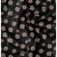 thumbnail image 1 of Soimoi Pure Silk Black Fabric By the Yard - 42 Inch Wide - Leaves & Blossom Flower Floral Textile - Graceful and Botanical Patterns for Various Uses Printed Fabric, 1 of 6